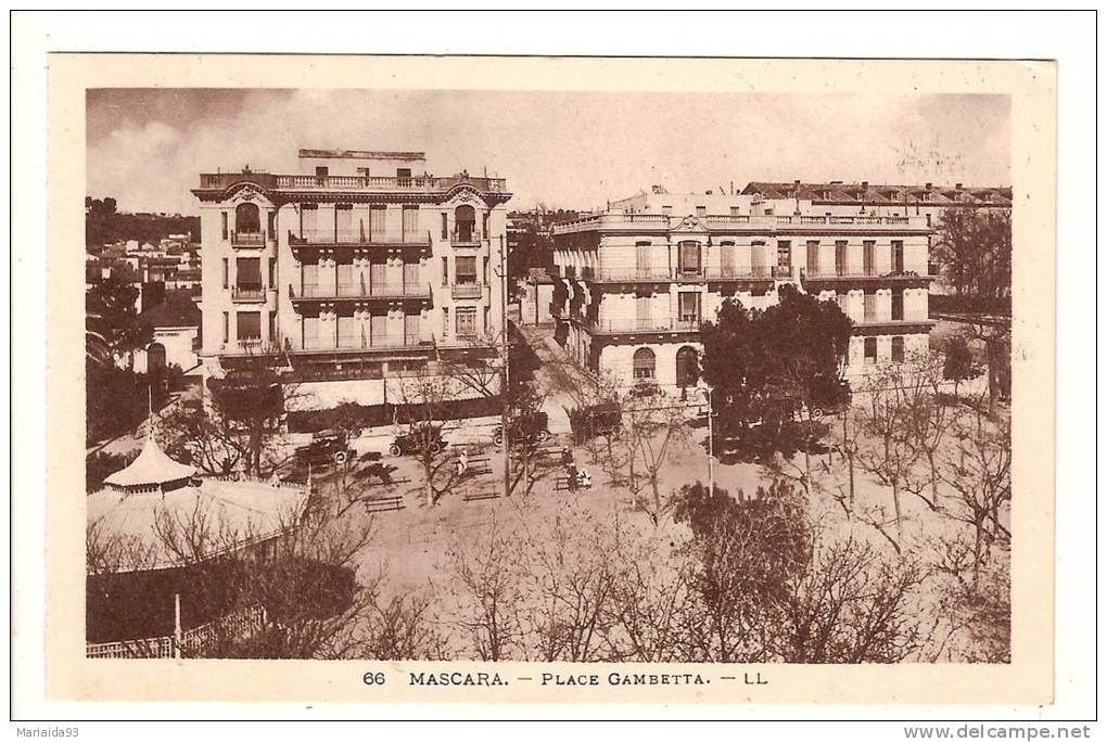 MASCARA - ALGERIE - PLACE GAMBETTA