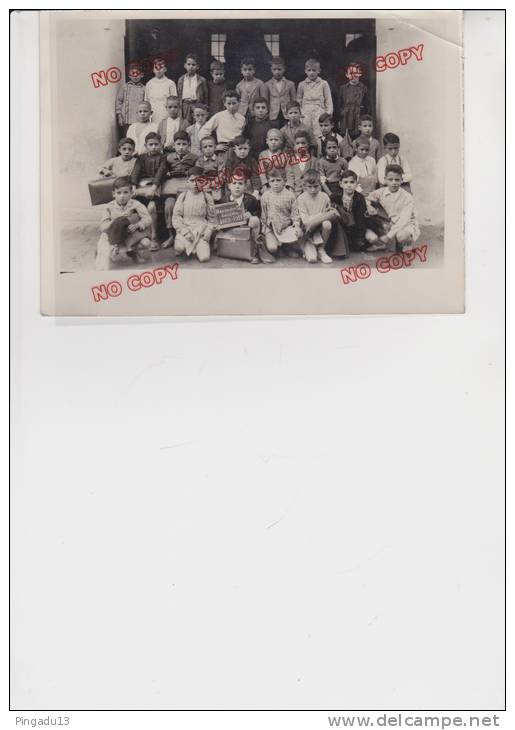 Algérie Mascara Ecole Alexandre III  garçons 1950 1951 Beau format