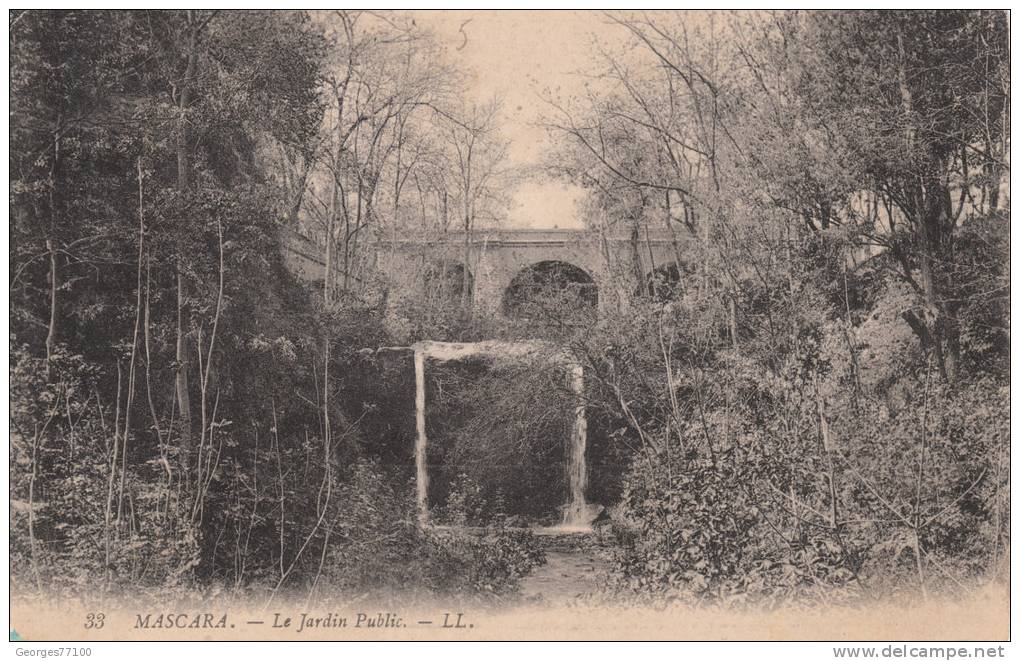 MASCARA -(Algérie)- Le Jardin Public - AL 128 -