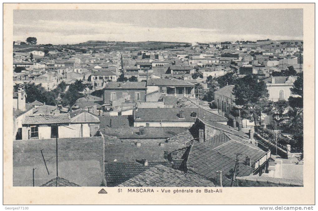 MASCARA- (Algérie)- Vue générale de Bab-Ali- AL 106-