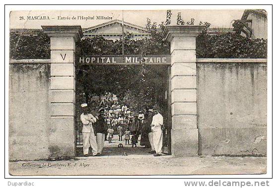 Algérie /  MASCARA -- Entrée de l'Hôpital Militaire.