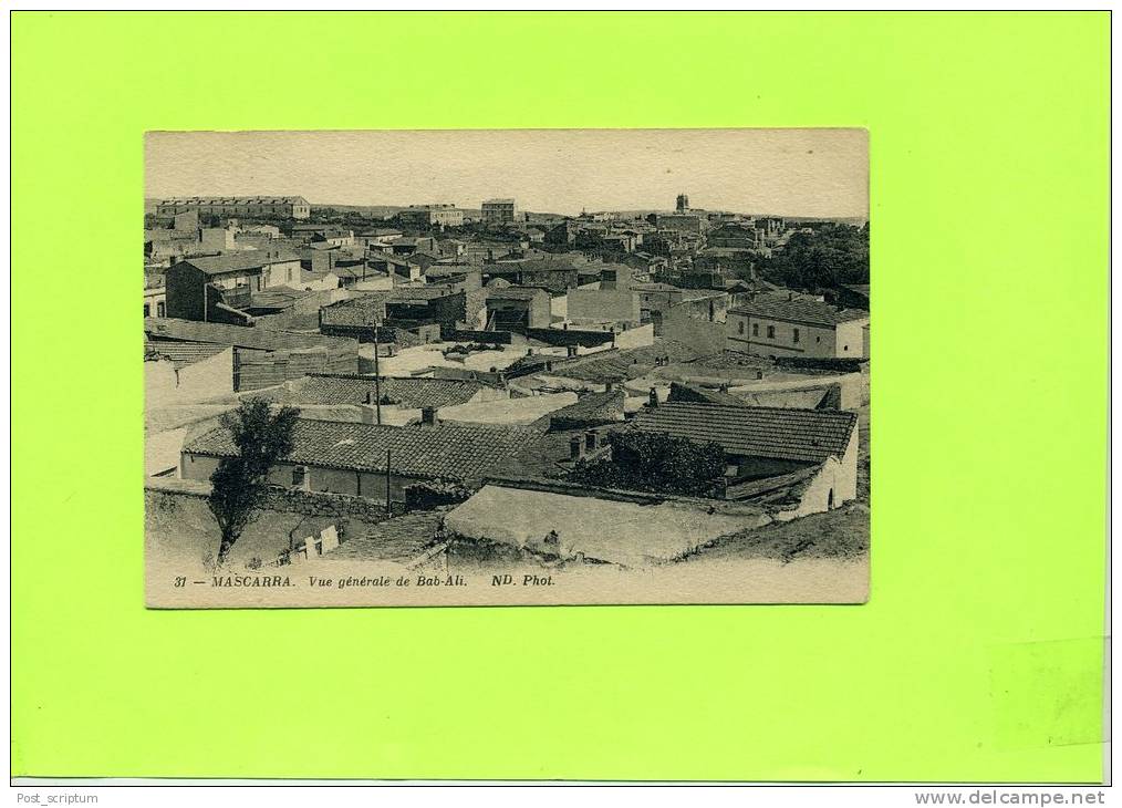 Afrique - Algérie - Mascara -  vue générale  de Bab Ali