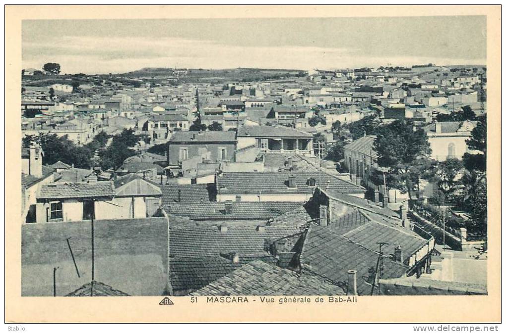 ALGERIE  - MASCARA - VUE GENERALE DE BAB-ALI