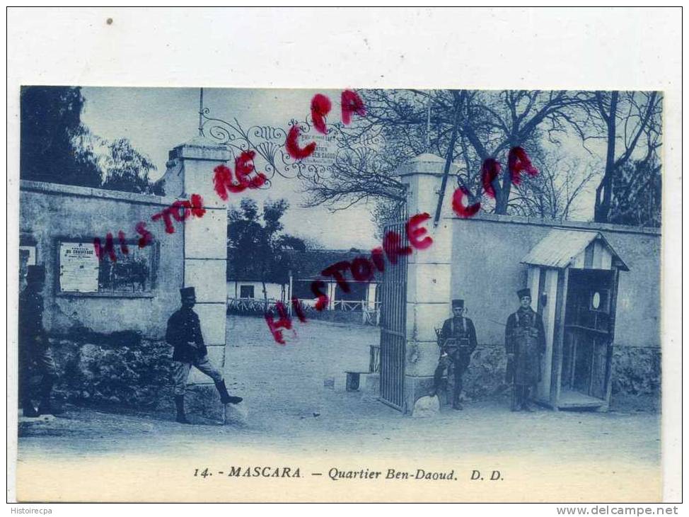 ALGERIE - MASCARA - QUARTIER BEN DAOUD