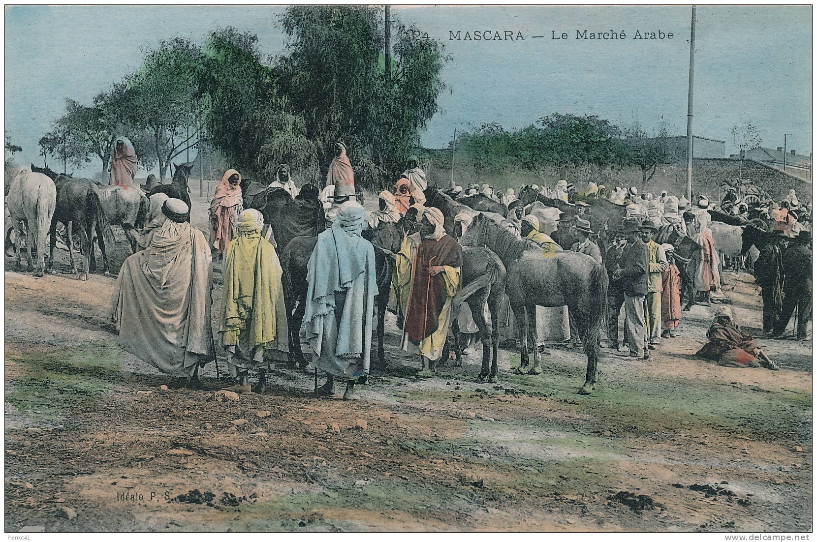 ALGERIE - MASCARA - Le Marché arabe