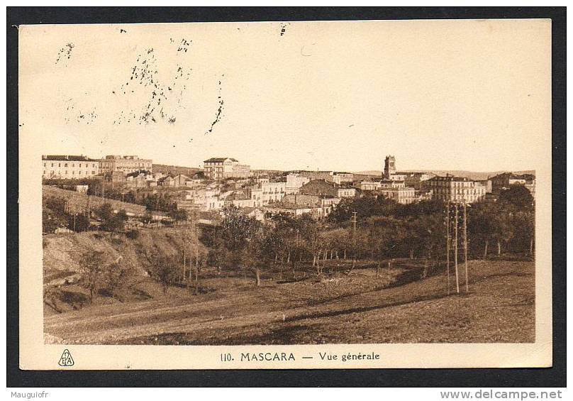 DD  / ALGERIE / MASCARA / VUE GENERALE