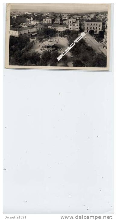 ALGERIE   MASCARA  Place Gambetta    9x14 .  Timbrée 9 nov. 1950