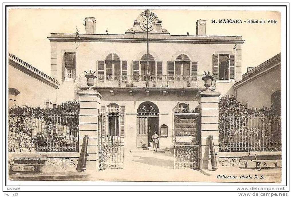 Algérie Mascara . Hôtel de Ville Mascara PHOTOGRAPHIE Photos anciennes