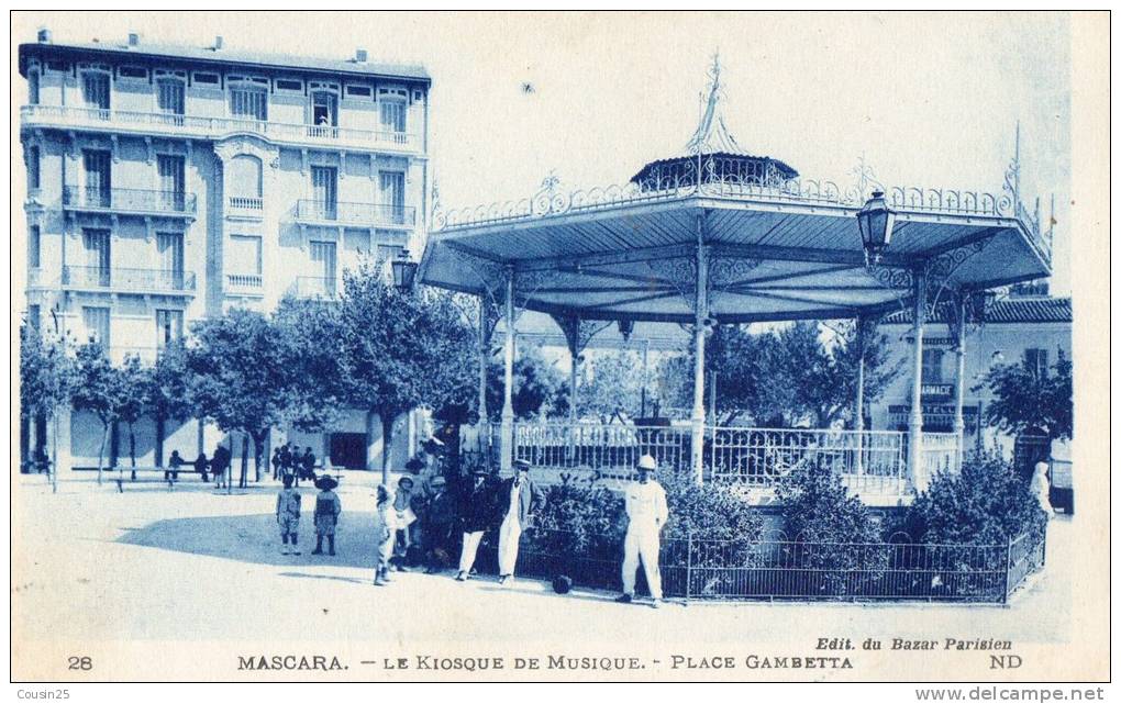 ALGERIE - MASCARA - Le Kiosque de Musique - Place Gambetta