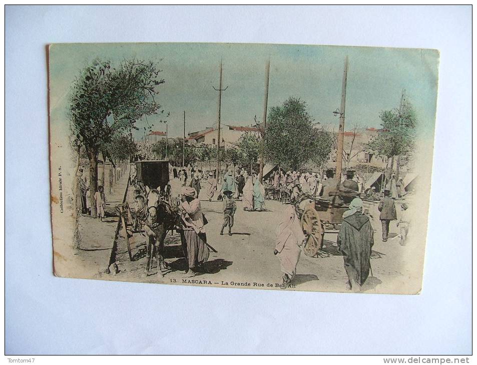 MASCARA  (algerie) la grande rue de bab ali