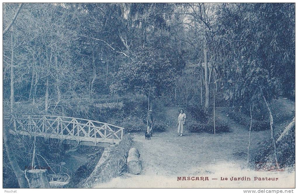 Mascara.- (Algérie)  Le  Jardin Pasteur - (animée)