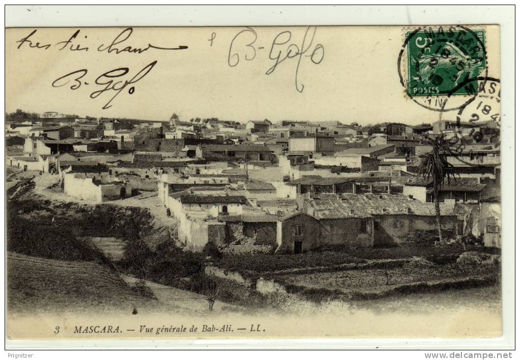 ALGERIE / ALGERIEN  Mascara. Vue générale de Bab Ali.