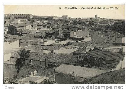 cpa-Algerie-Mascara-vue generale de Bab Ali