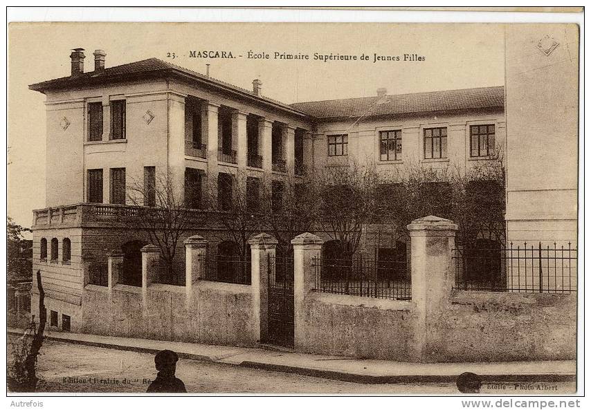 ALGERIE   MASCARA  ECOLE PRIMAIRE SUPERIEURE DE JEUNES FILLES