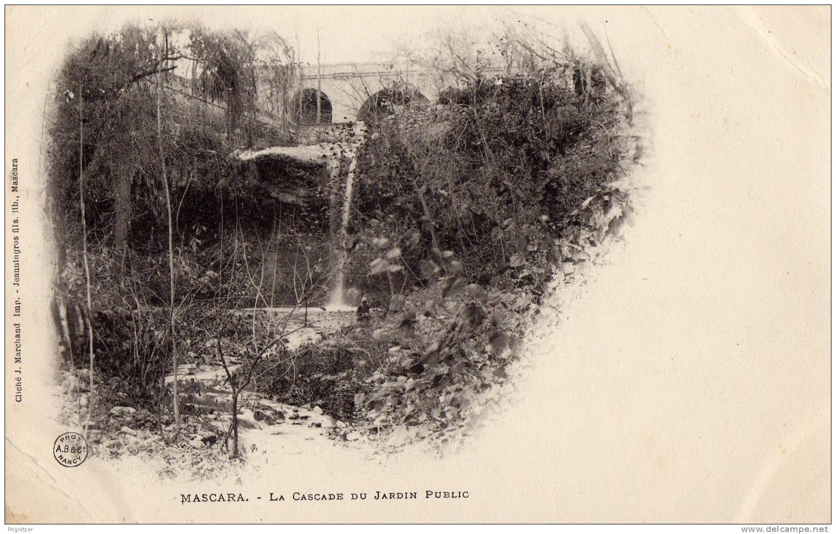 ALGERIE / ALGERIEN   Mascara  La Cascade du Jardin Public