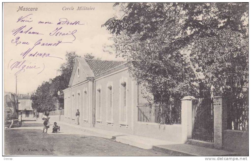 algerie mascara  circulee     cercle militaire
