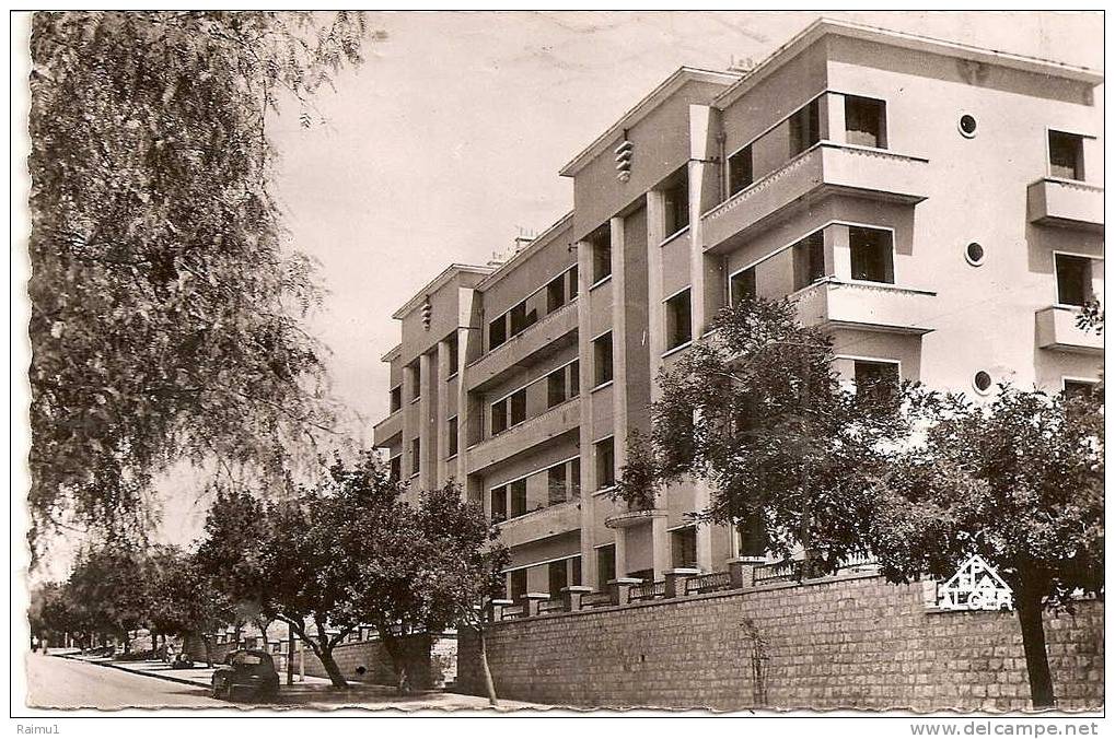 MASCARA  - algérie - pavillon des officiers (avec timbre surchargé algerie)  _______4547