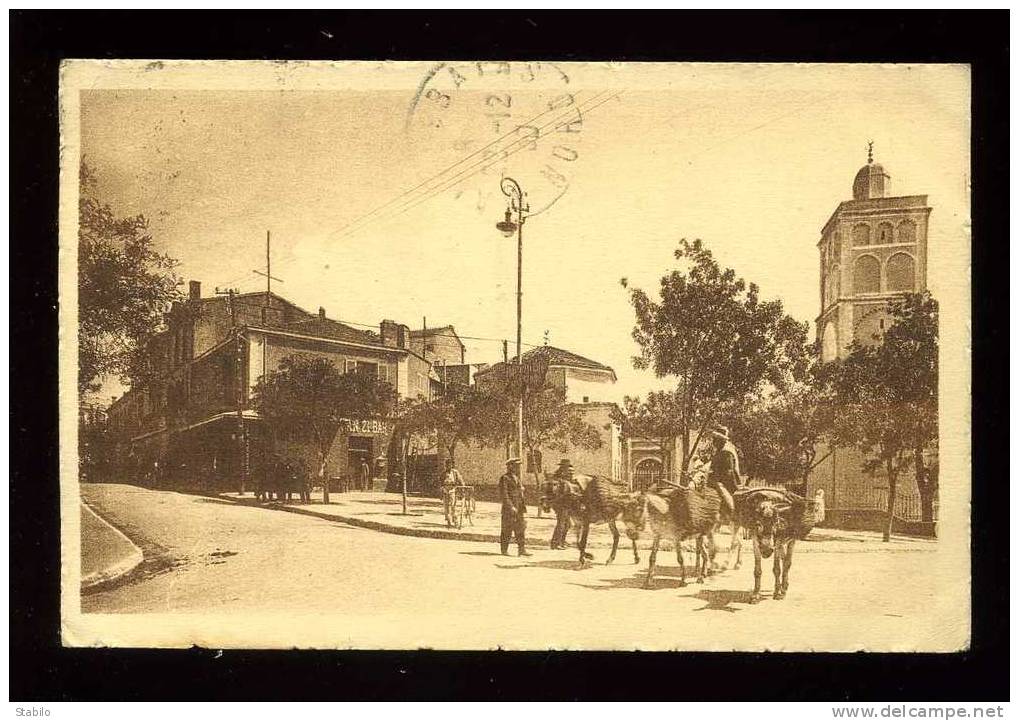 ALGERIE - MASCARA - PLACE NATIONALE ET MOSQUEE