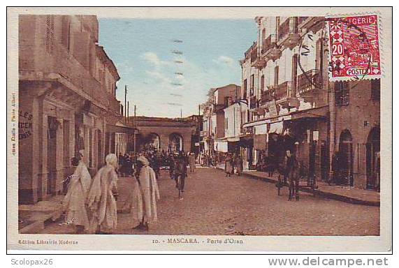 Porte d´Oran MASCARA  Algérie  animée