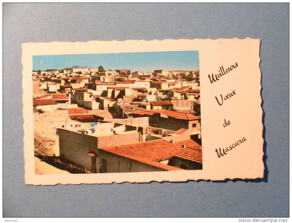 CPA - ALGERIE - MASCARA - VUE GENERALE DE BAB.ALI -11 X 6 CMS - DENTELEE - RARE