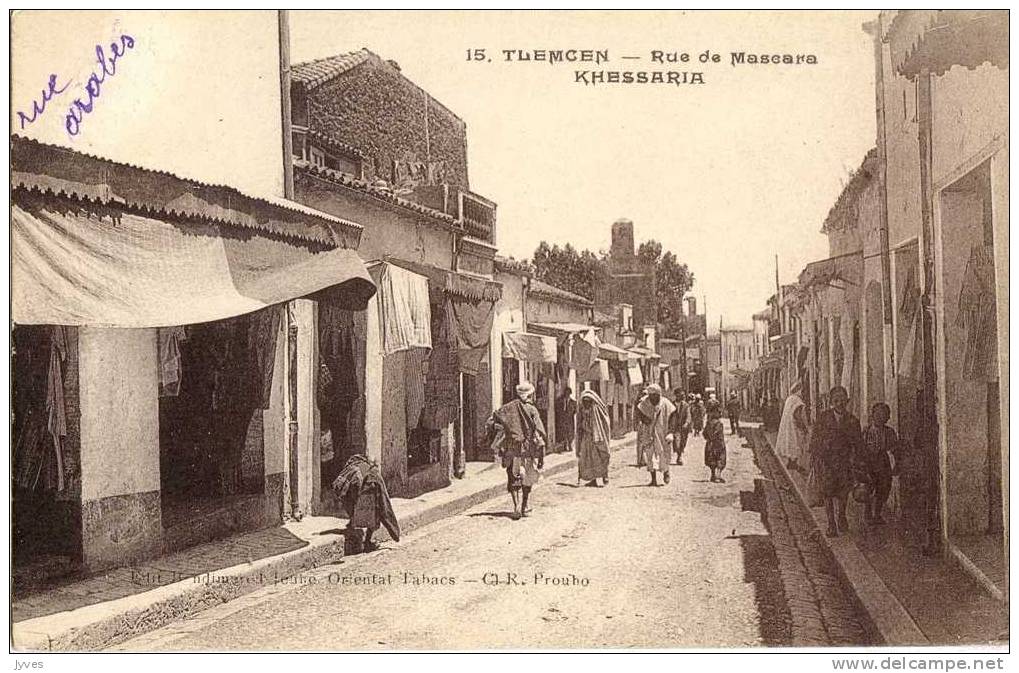 Algérie - tlemcen - rue de mascara