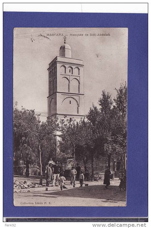 3187)  ALGERIE  MASCARA mosquée de sidi abdalah   ( infimes défauts TB ETAT cependant )