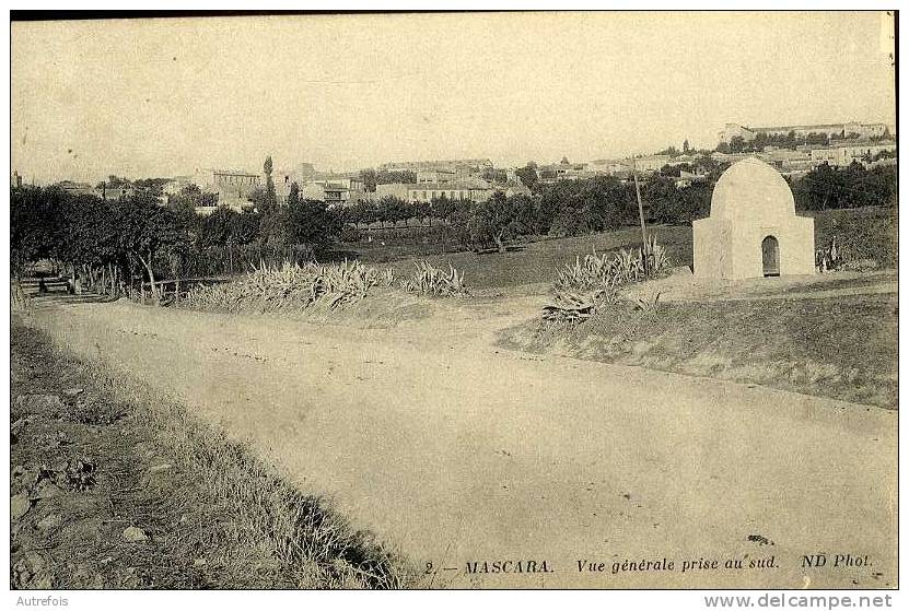 ALGERIE  -  MASCARA  -  VUE GENERALE PRISE AU SUD