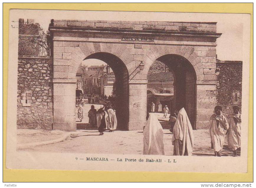 mascara    algerie cp non  écrite