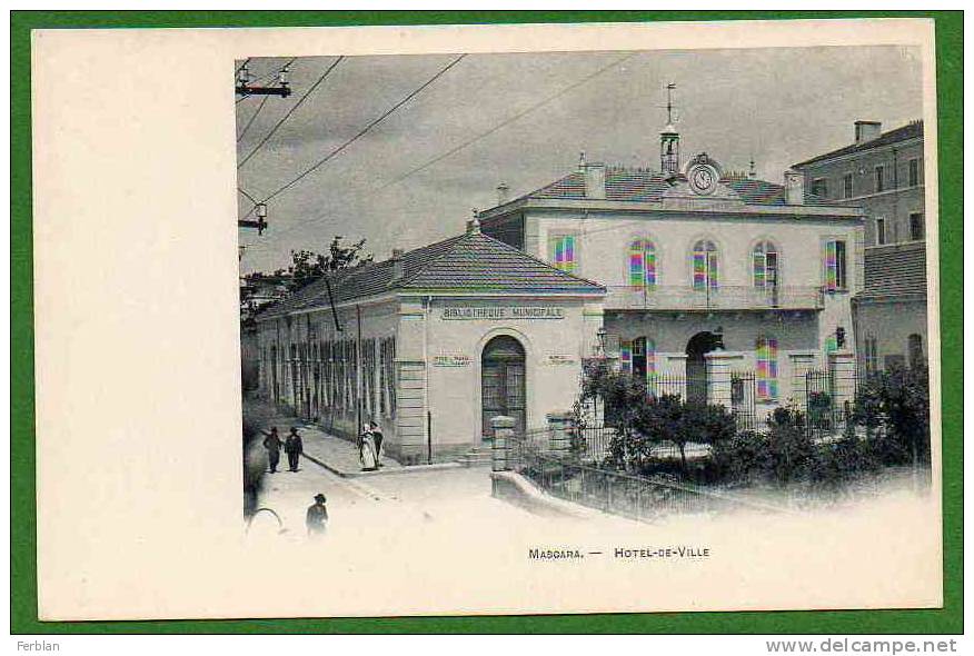 AFRIQUE. ALGERIE. MASCARA. Vue sur L´Hôtel de Ville.