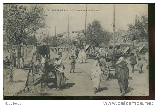 ALGERIE MASCARA  /  La grande rue de Bab-Ali