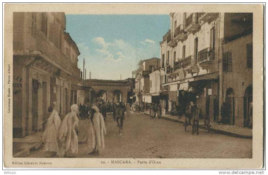 ALGERIE MASCARA Porte d'Oran Couleur Animé