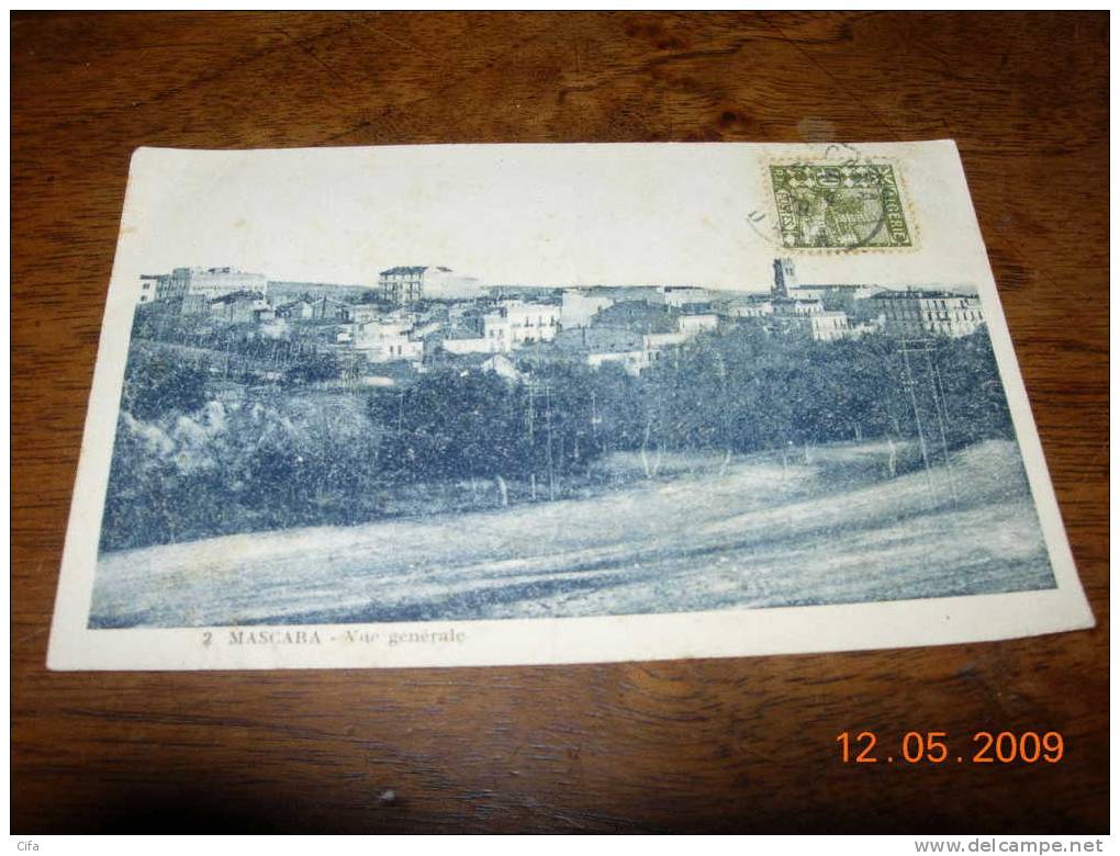 CPA AFRIQUE ALGERIE MASCARA VUE GENERALE