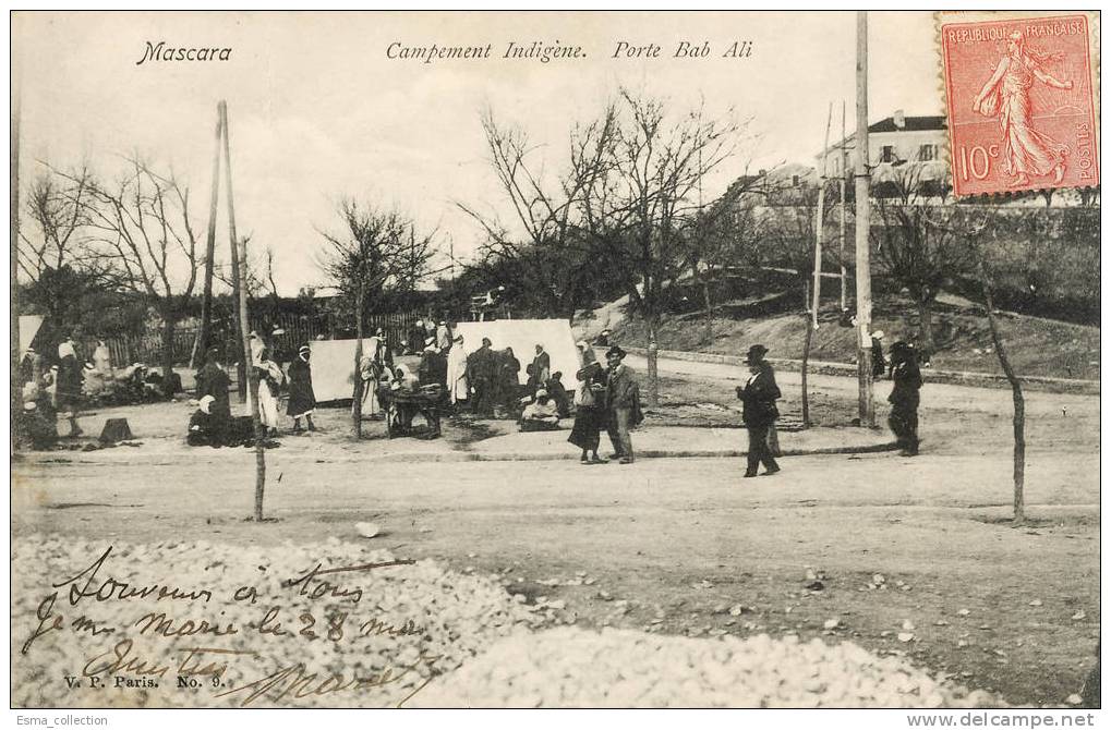 Algérie - Mascara Campement Indigène Porte Bab Ali Voyagée