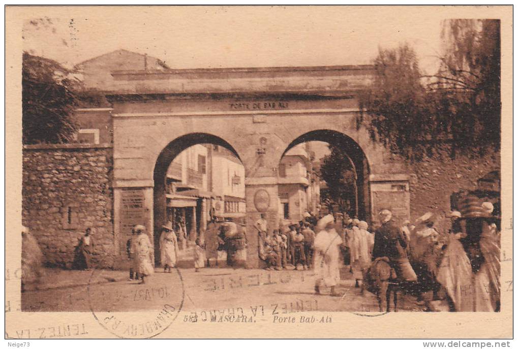 cpa d´Algérie - Mascara - porte Bab Ali