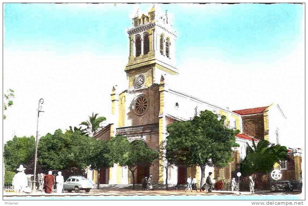 Algerie Algeria carte postale postcard Mascara Eglise, Ed. Sirecky Oran N°24, neuve