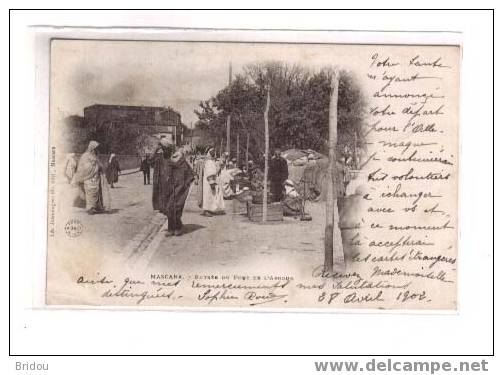 ALGERIE Mascara entrée du pont de l'Argoue