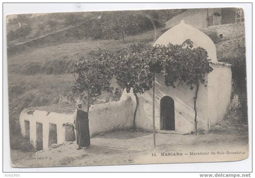 JP . ALGERIE  .   MASCARA . marabout de sidi bouskrin .