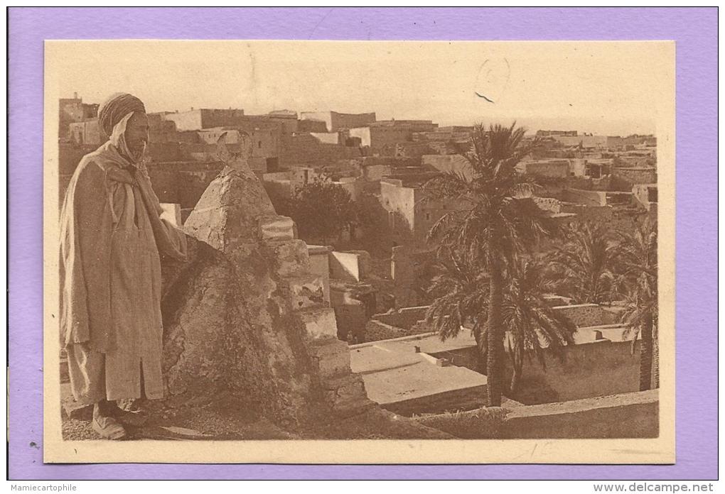 Algérie - BOU-SAADA - Vue sur le village indigèee