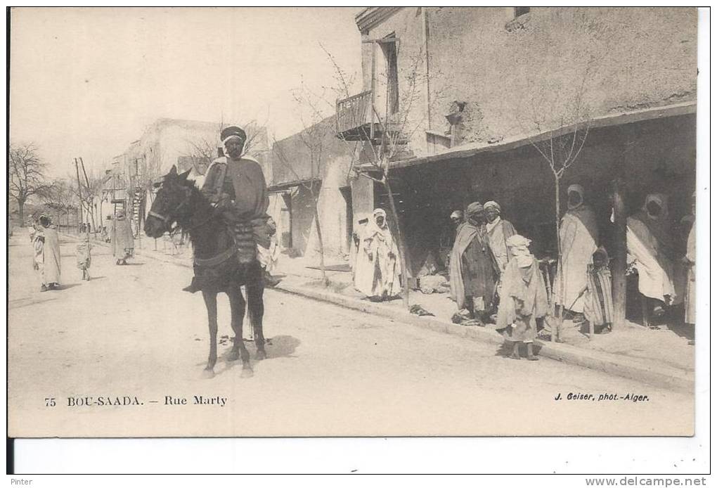 ALGERIE - BOU SAADA - rue Marty
