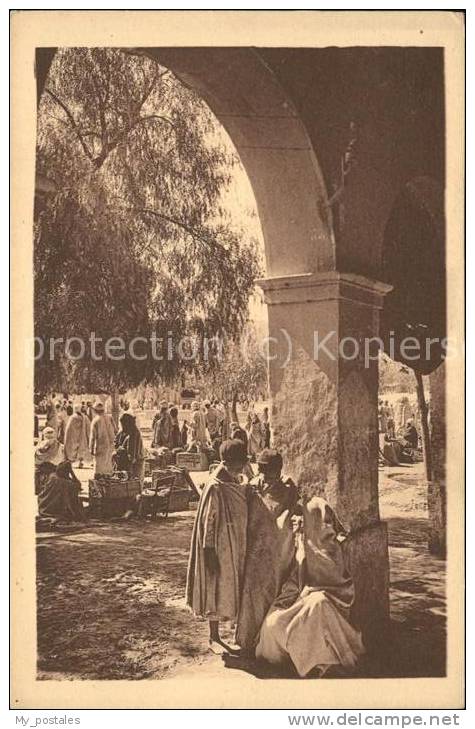 dg21245 Bou Saada Sur le Marche Kat. Algerien