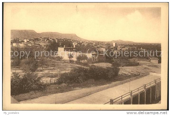 dg21601 Bou Saada Vue generale prise du Hotel Transatlantique Kat. Algerien