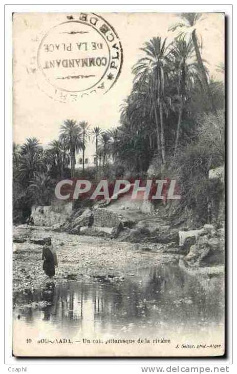CPA Bou Saada Un coin pittoresque de la riviere