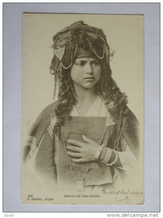 CPA  - FEMME DE BOU-SAÂDA