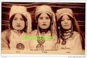 ALGéRIE - BOU-SAADA - Trois beautés Ouleds Naïls  - (Barka, Fatoum, Kadra)
