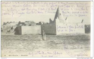 Algérie bou-saada cachet FM  Algérie*place de Bou-Saada* / le commandant de la place