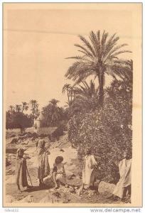 ALGERIE 118 CPA  BOU SAADA tprès de la fontaine maboul un joli coin de l'oued     belle carte