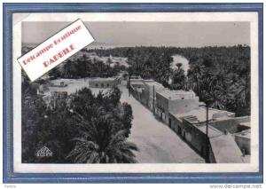 carte postale Algérie Bou-Saada  rue Arabe et Oasis trés beau plan