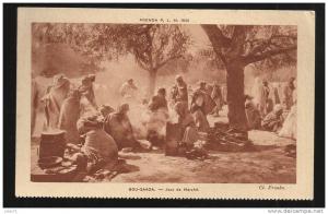 CPA Algérie Bou Saada Jour de Marché - Agenda PLM 1930