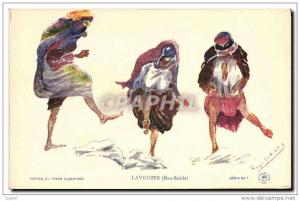 CPA Fantaisie Illustrateur Laveuses Bou Saada