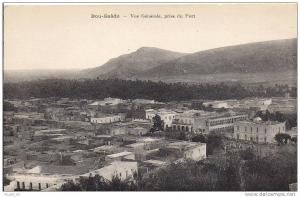 cpa bou saada, vue générale prise du fort